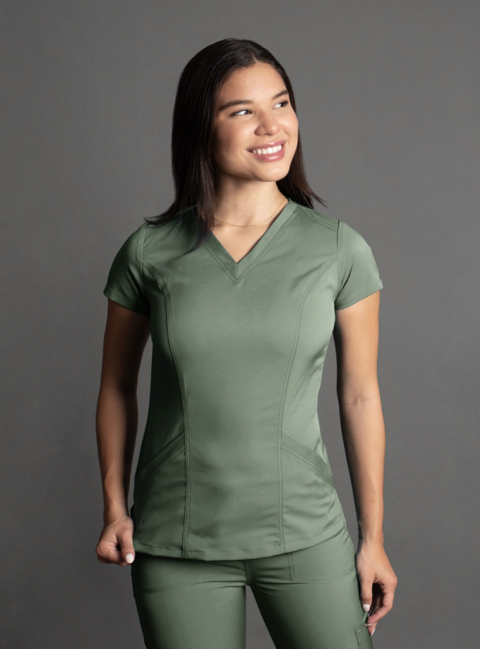 Scrub Conjunto Antifluido Free Movement™ S500 | Verde Olivo