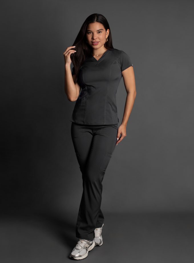Scrub Conjunto Antifluido Free Movement™ S500 | Plomo Oscuro