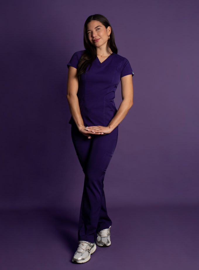 Scrub Conjunto Antifluido Free Movement™ S500 |Morado