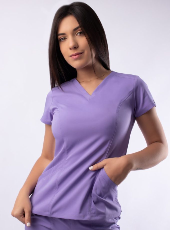Scrub Top Antifluido Free Movement™ S500 | Lila Bebé